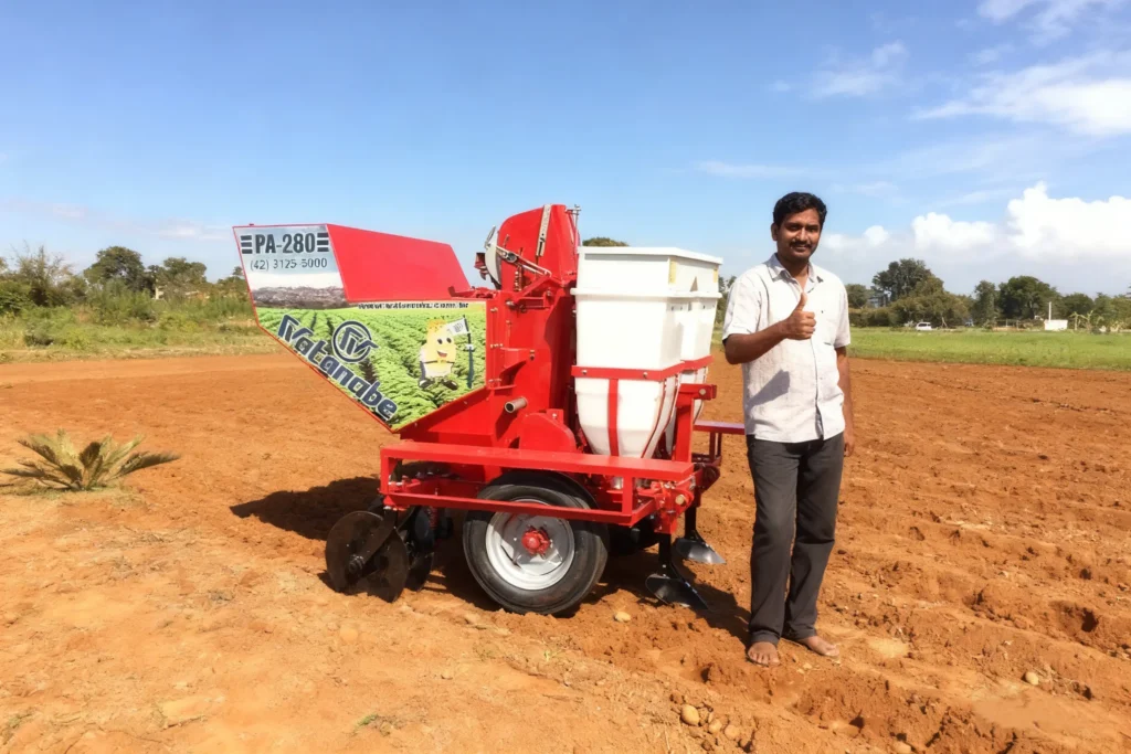 pai-2100 2 rows potato planter customer feedback