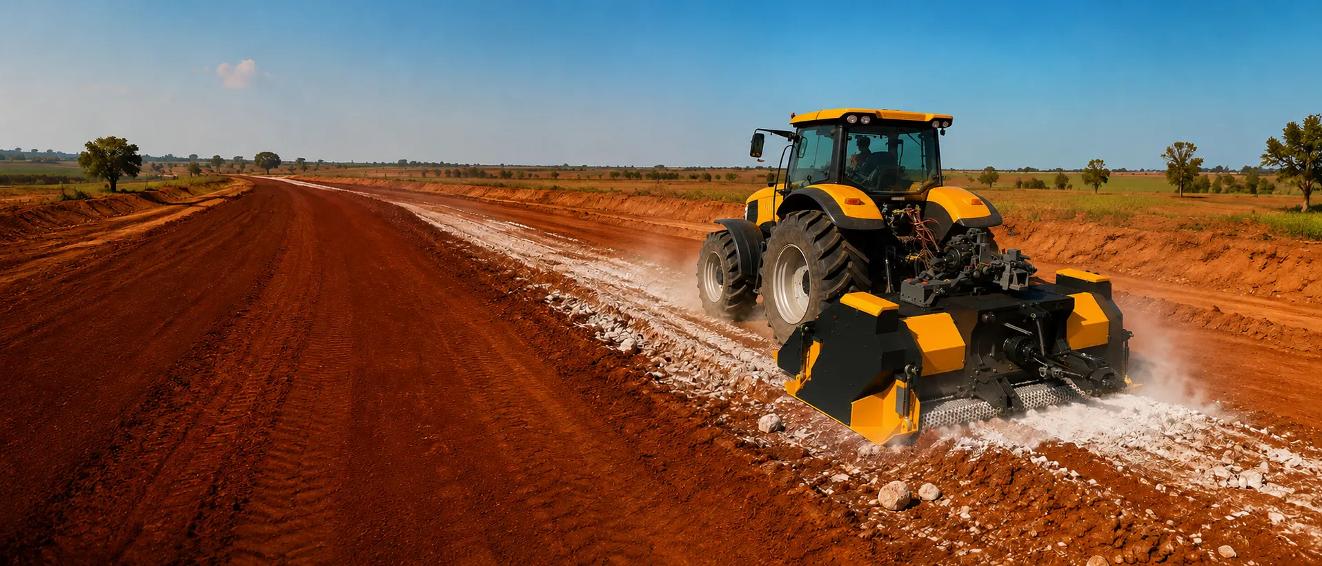THOR ST Soil Stabilizer in field operation
