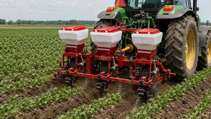 ERA cultivator simultaneous fertilizer application potato