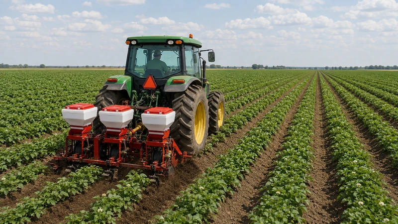ERA-5100 large scale rotary cultivator commercial potato farm